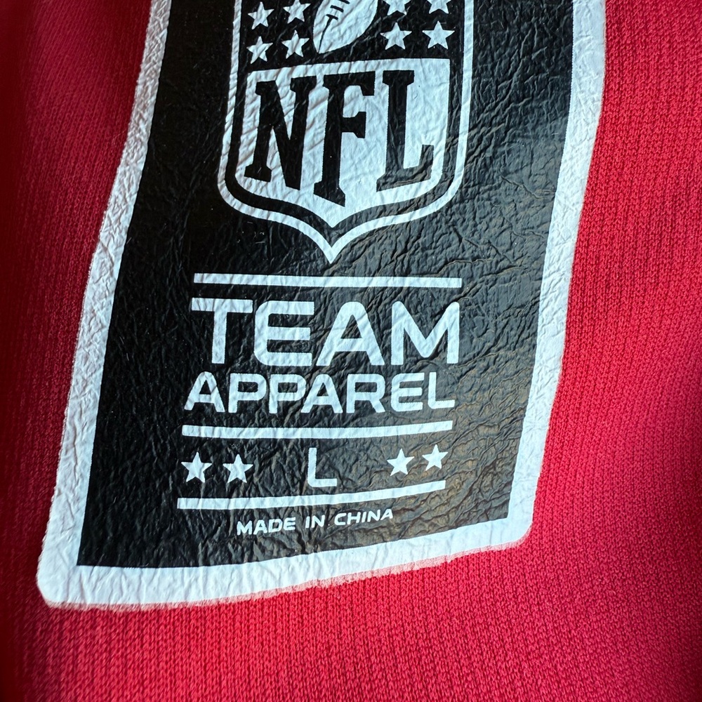 San Francisco 49ers red Gold Sports Jersey short sleeve - Picture 7 of 8
